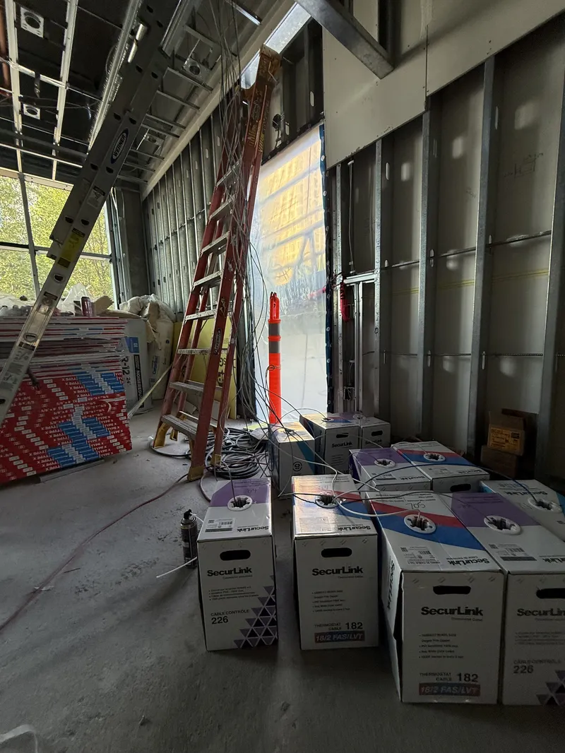 Site Rough-In - Security Installation by AK Security Ltd. Vancouver