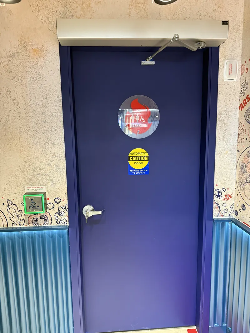Accessible Washroom Door - Security Installation by AK Security Ltd. Vancouver