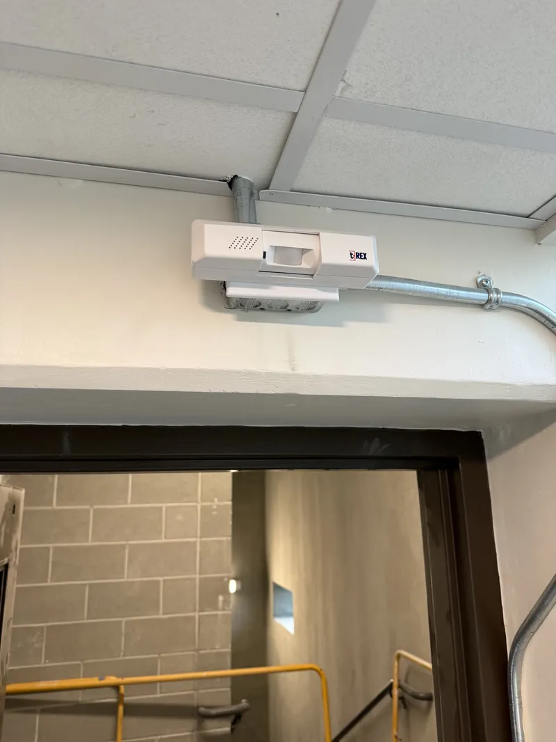 Request-To-Exit Sensor - Security Installation by AK Security Ltd. Vancouver