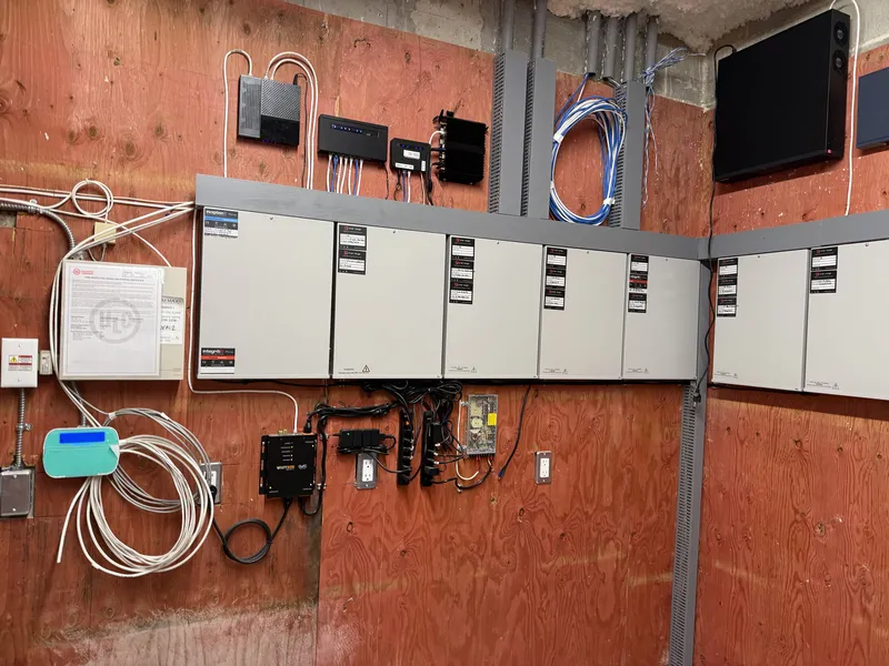 Large Scale Panel Wiring - Security Installation by AK Security Ltd. Vancouver