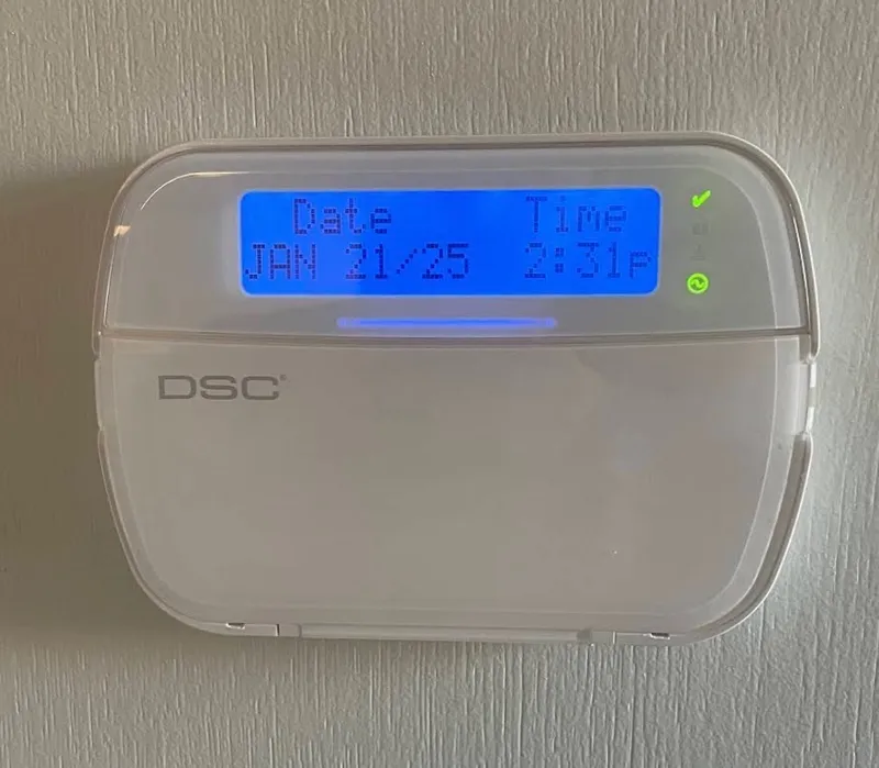 Alarm Keypad - Security Installation by AK Security Ltd. Vancouver