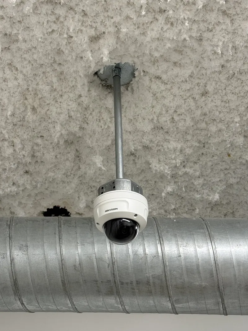 Drop Ceiling Camera - Security Installation by AK Security Ltd. Vancouver