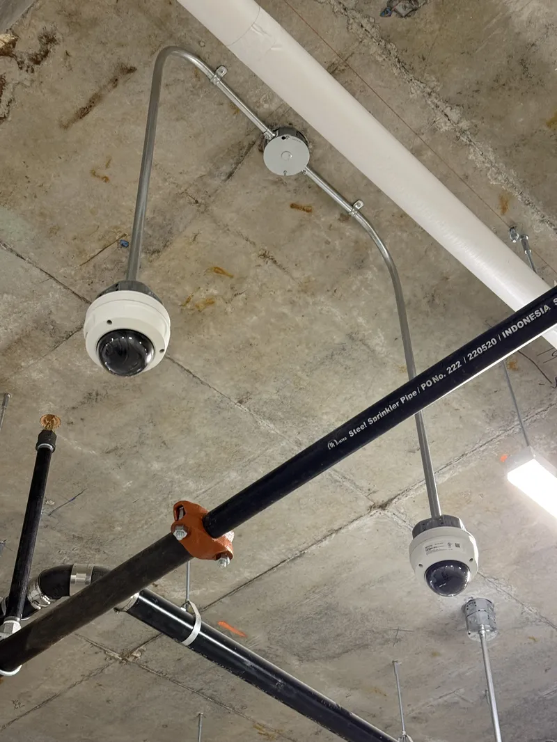 Sprinkler Pipe Routing - Security Installation by AK Security Ltd. Vancouver