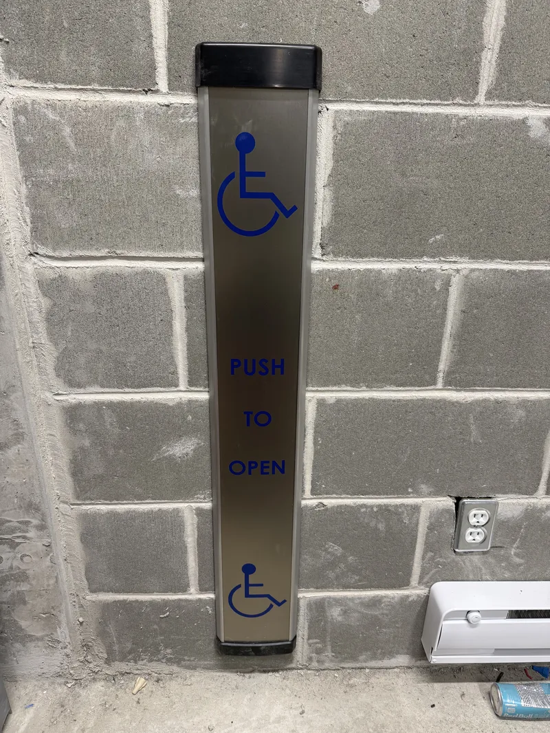 Tall Push Column - Security Installation by AK Security Ltd. Vancouver